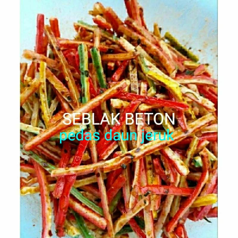 

Seblak Kerupuk Beton Pedas Daun Jeruk 250gr