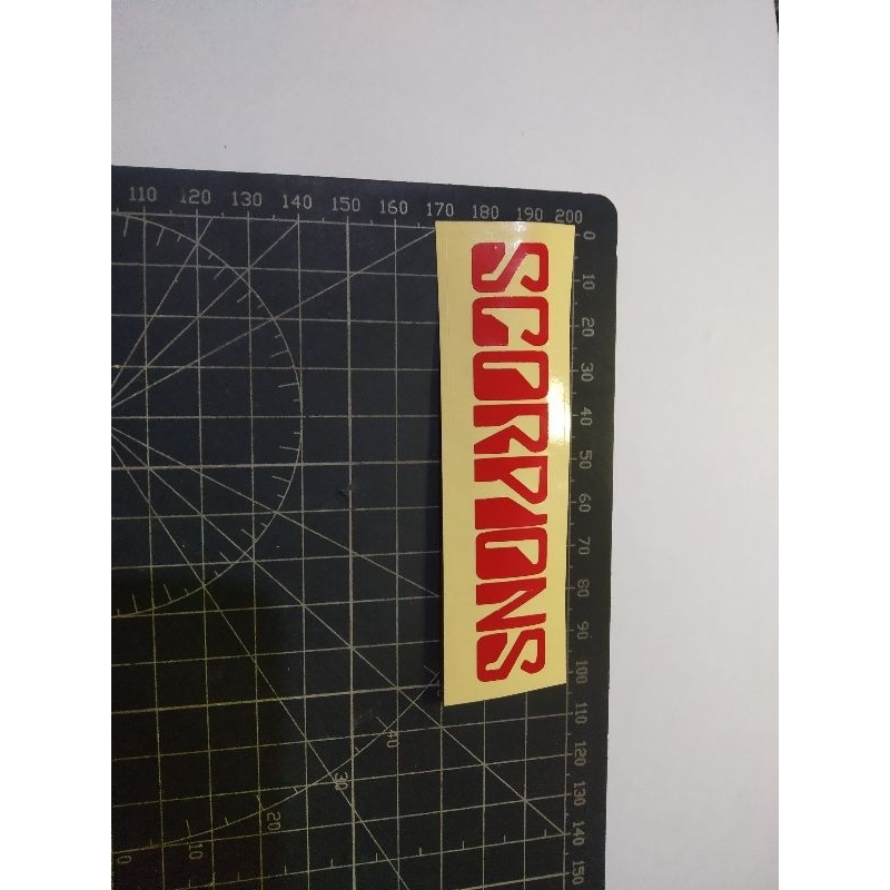 

cutting stiker scorpions