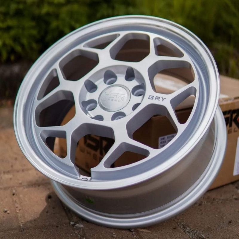 Velg Ring 15 HSR Gry Buat Freed Avanza Kijang LGX Krista Grand Livina Datsun Go R15 Lubang 4 Pcd 4 x