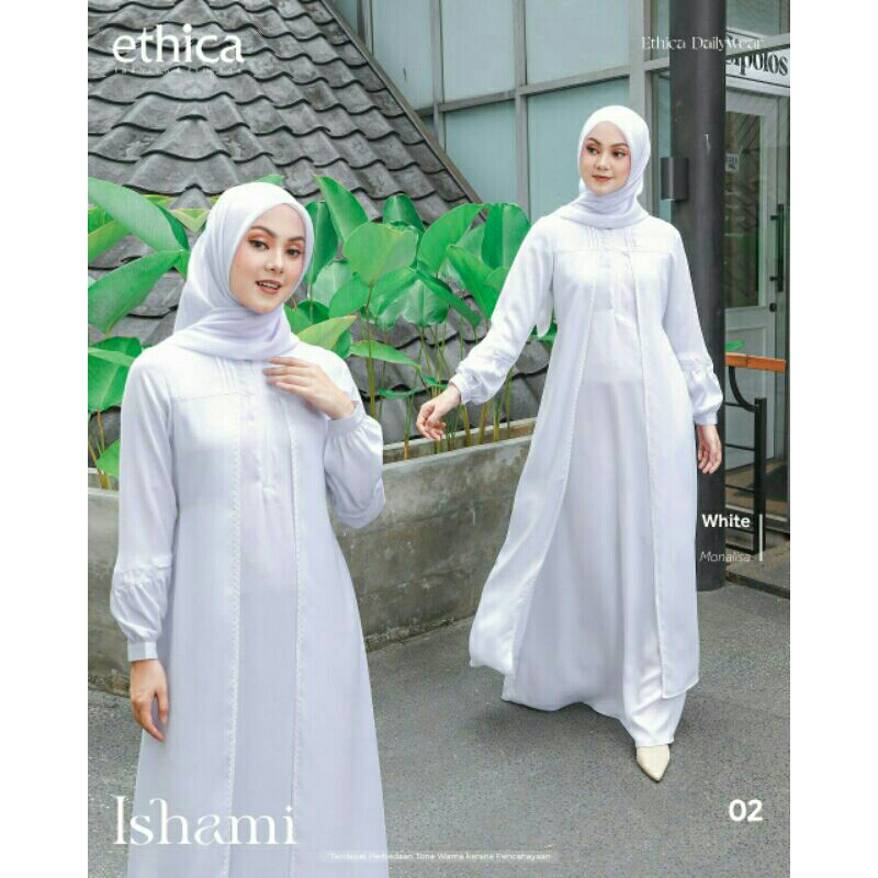 ETHICA Gamis Dewasa Ethica Ishami 02 Putih