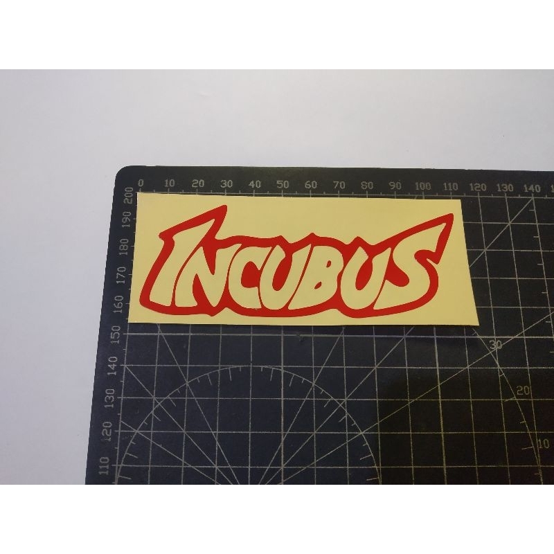 

cutting stiker incubus