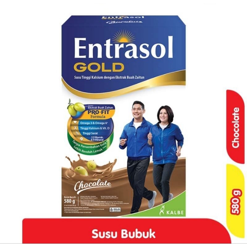 

Entrasol Gold Susu Bubuk Nutrisi Dewasa Chocolate 580 g