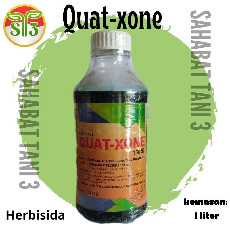 Herbisida kontak | QUATXONE 150SL 1 LITER | Toko Obat Pertanian | Herbisida rumput