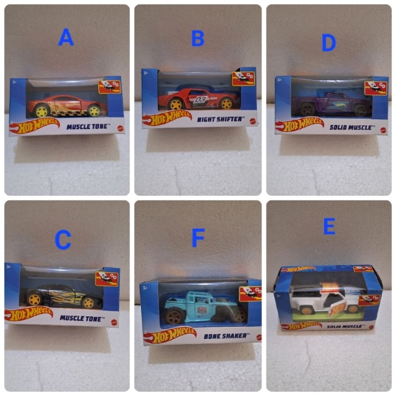 Hot Wheels Pullback Mainan Anak Assorted