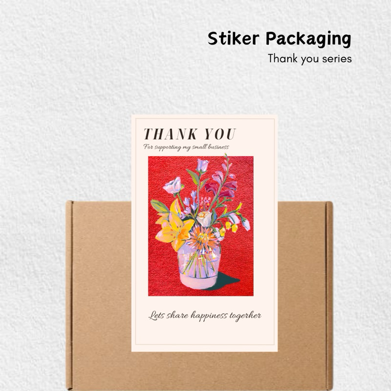 

Sticker thank you | Stiker packging | segel box | seal label