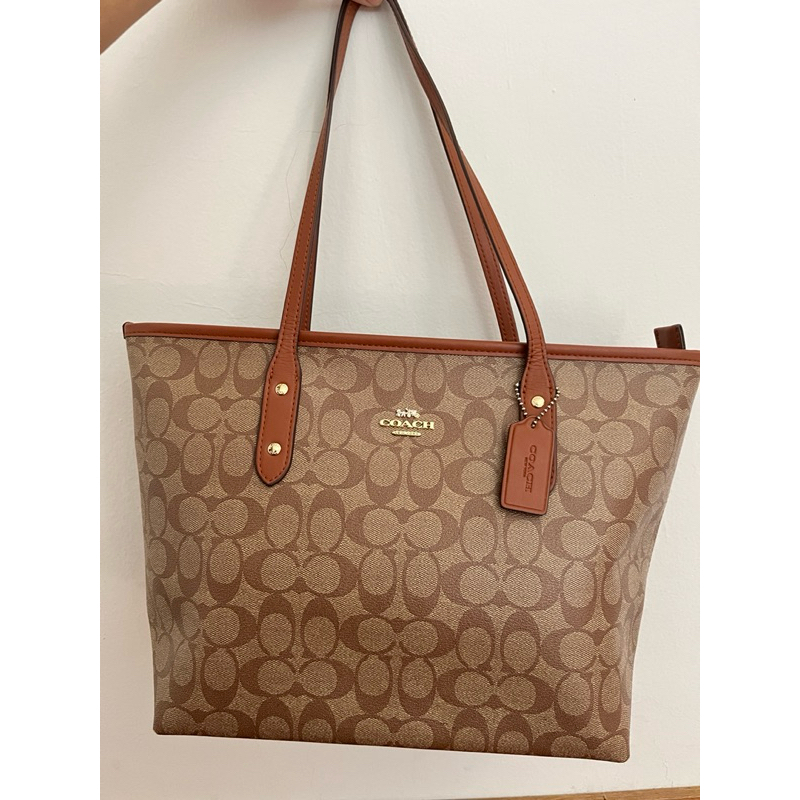 Coach Signature City Zip Totebag
