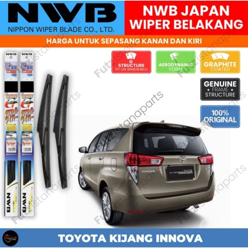 Wiper Belakang Toyota Kijang Innova Original Merk NWB Japan