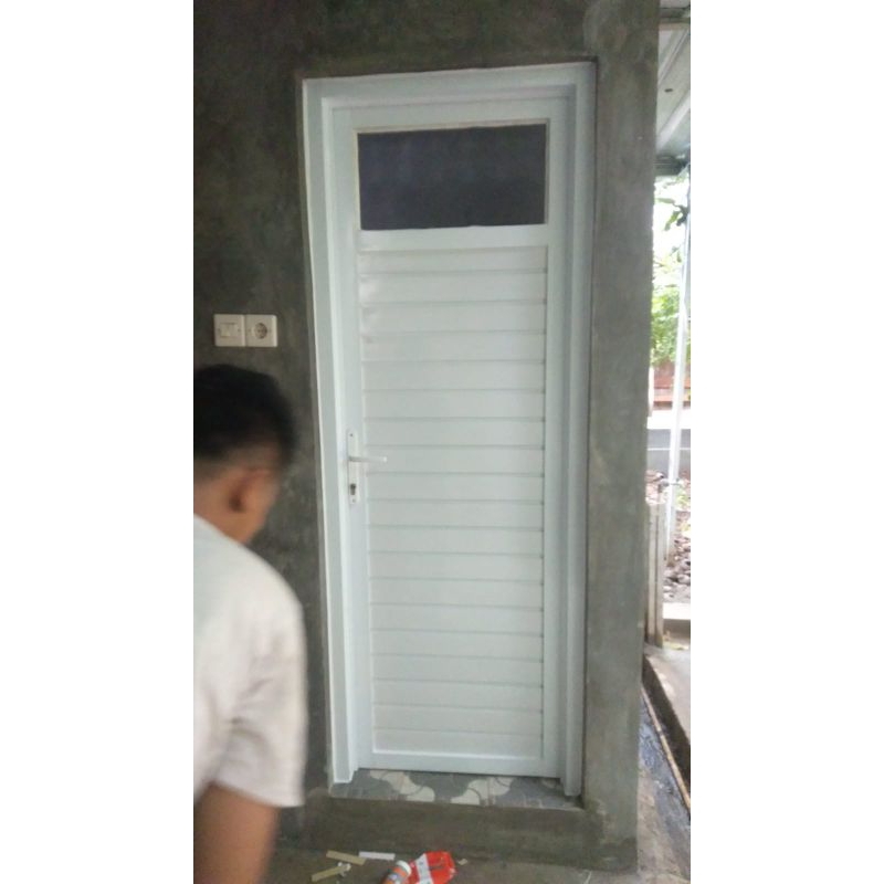 Pintu kamar mandi almunium 70 x 200