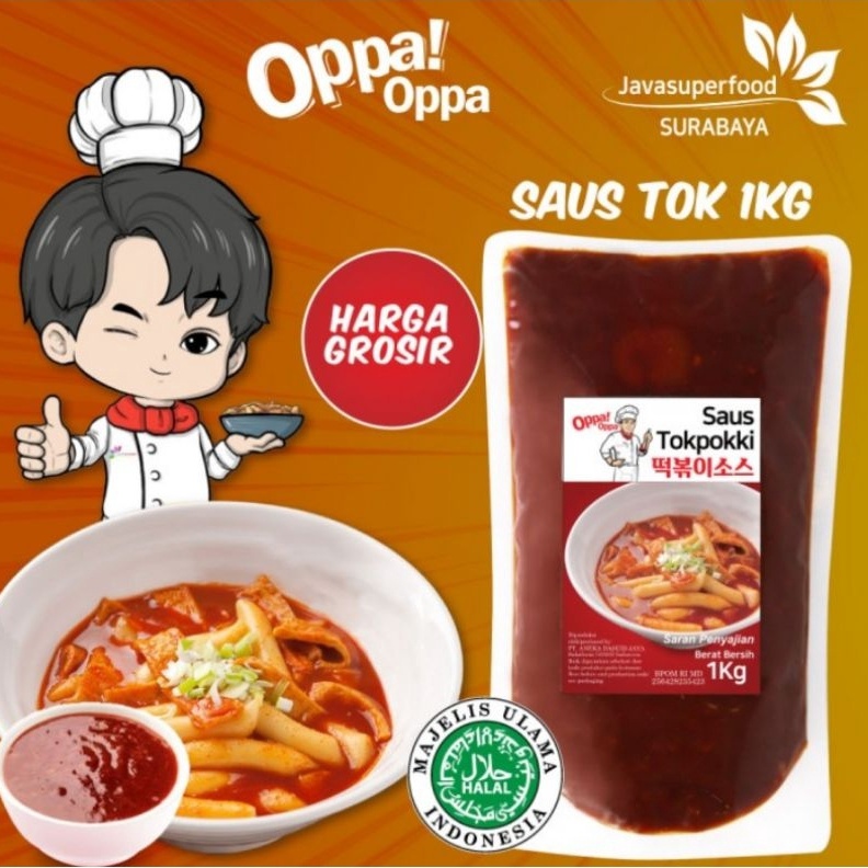 

TERBARU 1kg Saus tteokbokki topokki gochujang Oppa oppa javasuperfood gas