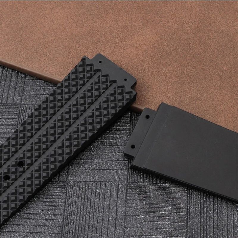 Rubber Strap Jam Hublot Hitam Motif