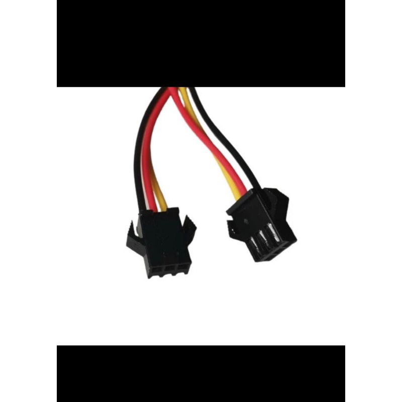 kabel Socket/konektor JST SM-3PIN 3pin hitam batrai led