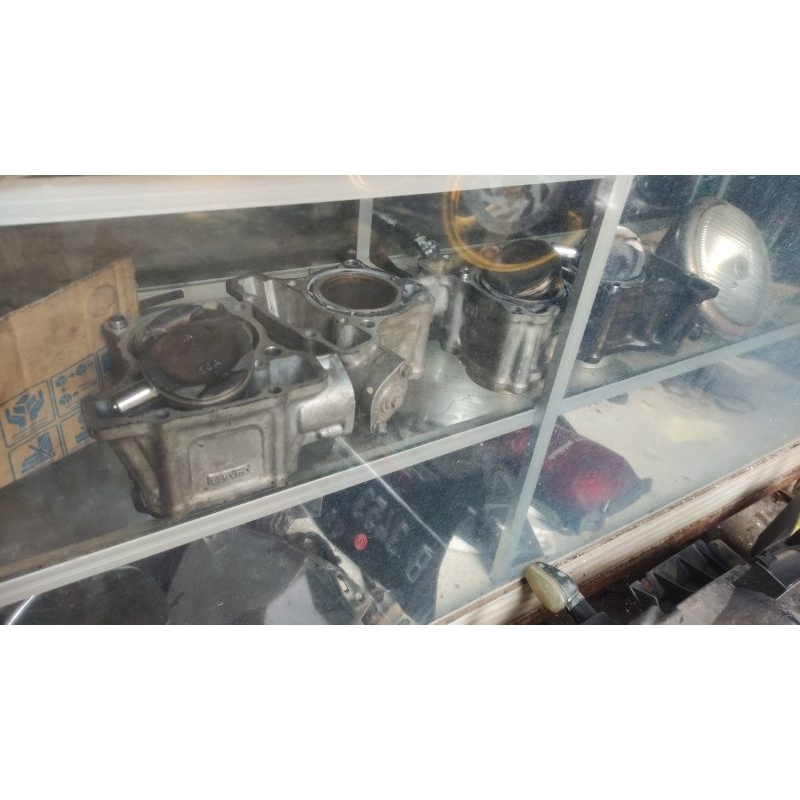blok seher set piston dan stelan tensionernya kode mesin k56