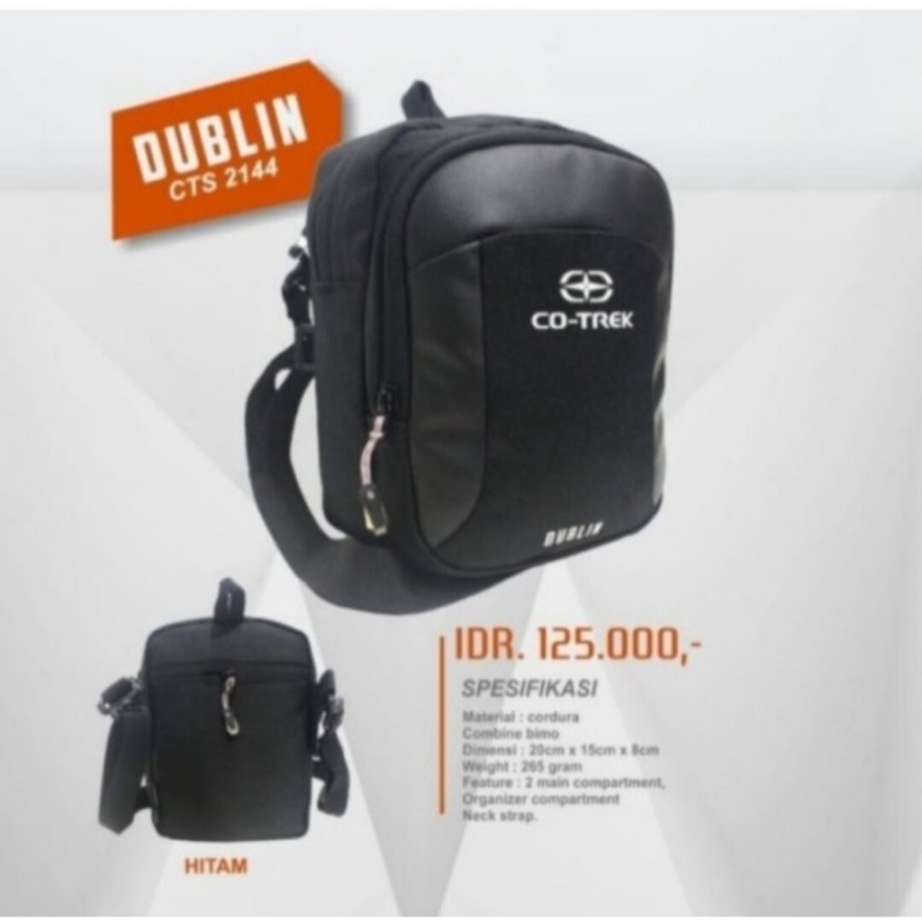 Tas Selempang Co-Trek Dublin Travel Pouch