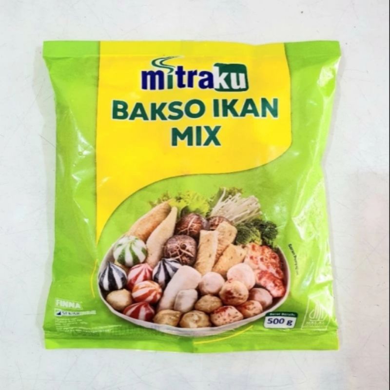 

[DIJAMIN FRESH ] MITRAKU BAKSO IKAN MIX 500gr / Frozenfoos murah