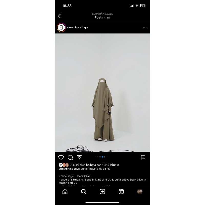 PL Preloved Luna Abaya xs by Elmadina