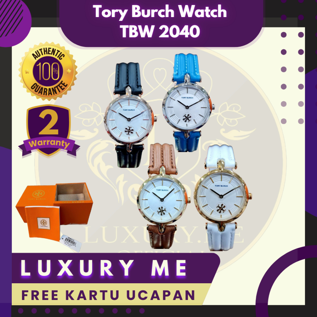 [ ORIGINAL ] Jam Tangan Wanita Terbaru T0ry Burch TBW 2040