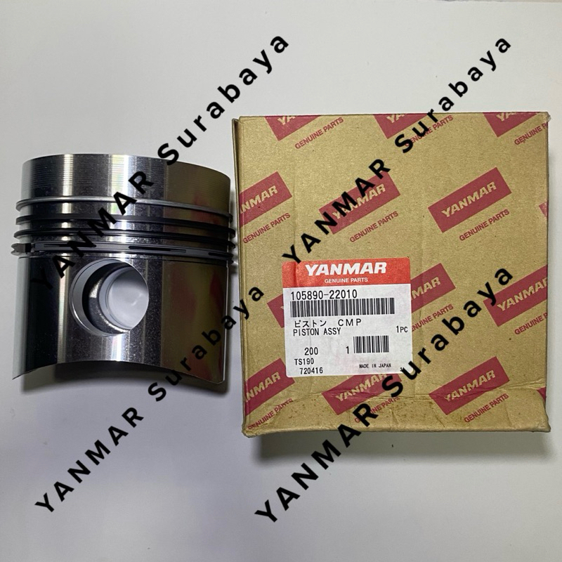 Piston assy Yanmar TS 190 (105890-22010) / Seker Yanmar TS190. Original.
