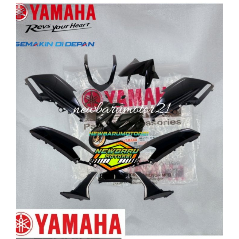 Body body halus Nmax 155 Nmax old Hitam glossy original 2DP