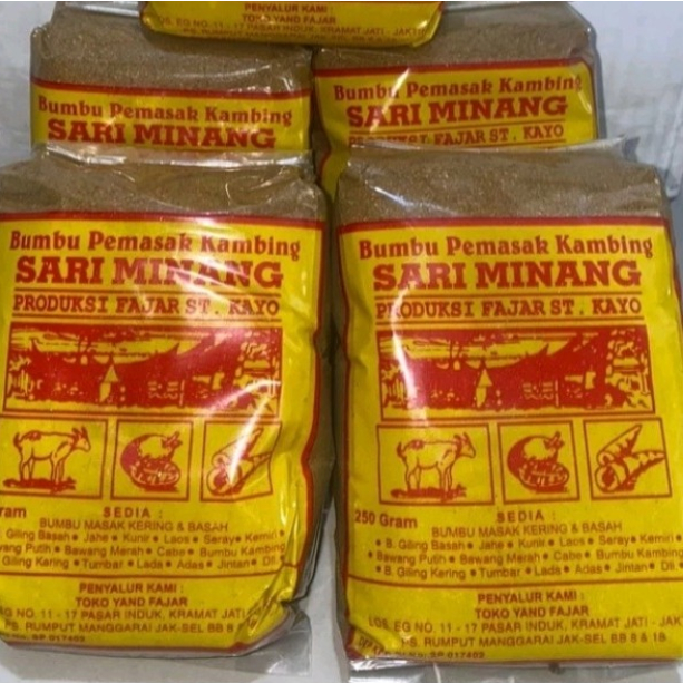 

Bumbu Kambing Sari Minang 1000 gram