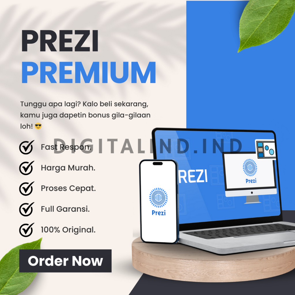 Akun Prezi  14 Hari Premium( Individual, Students & Educators, Business)