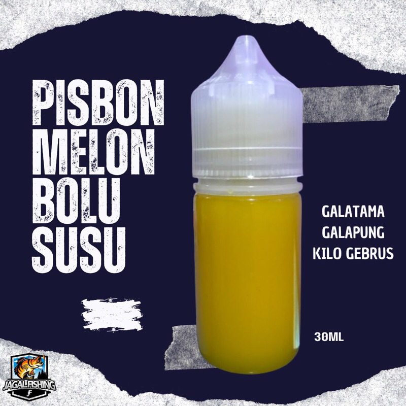 Essen ikan mas Pisbon Melon Bolu Susu 30ml / Essen ikan mas rame indukan babon