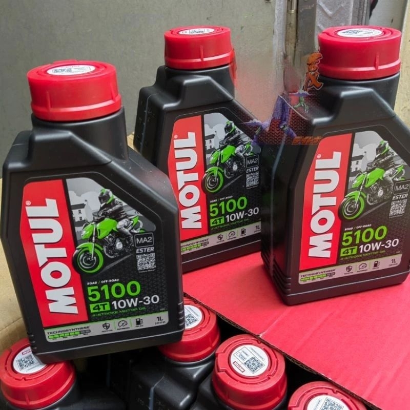 OLI MOTUL 5100 4T 10W30 1L OLI MESIN MOTUL CBR CRF CB MX KING R15 VIXION SATRIA FU SONIC VERZA NINJA