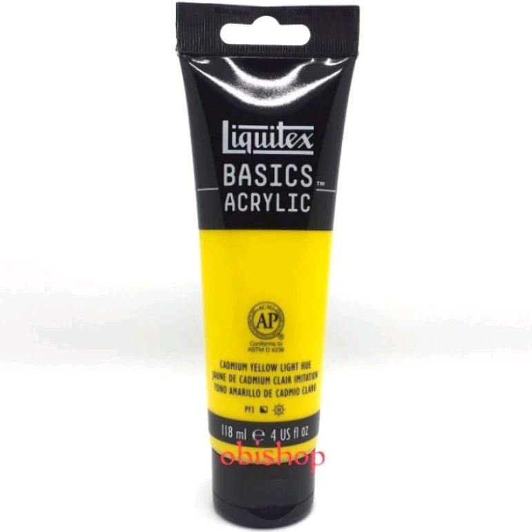 

Cat Akrilik Liquitex Basics Acrylic Colour 118 ml Cadmium Yellow Light Hue