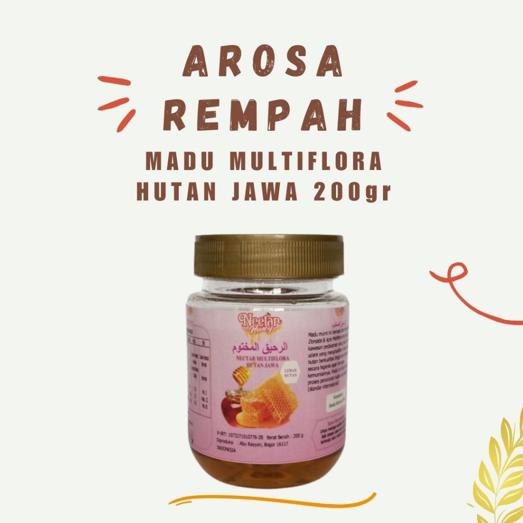 

MADU MULTIFLORA HUTAN JAWA 200gr