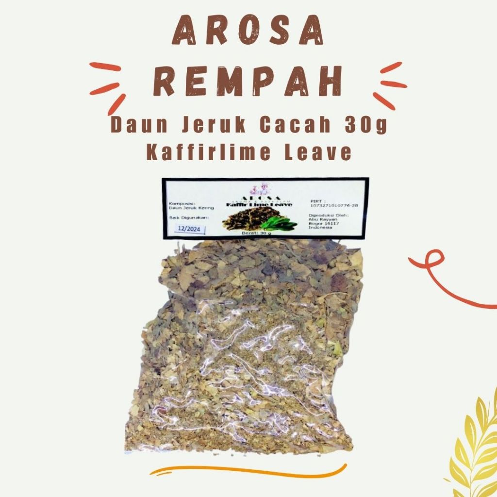 

Daun Jeruk Cacah 30g Kaffirlime Leave