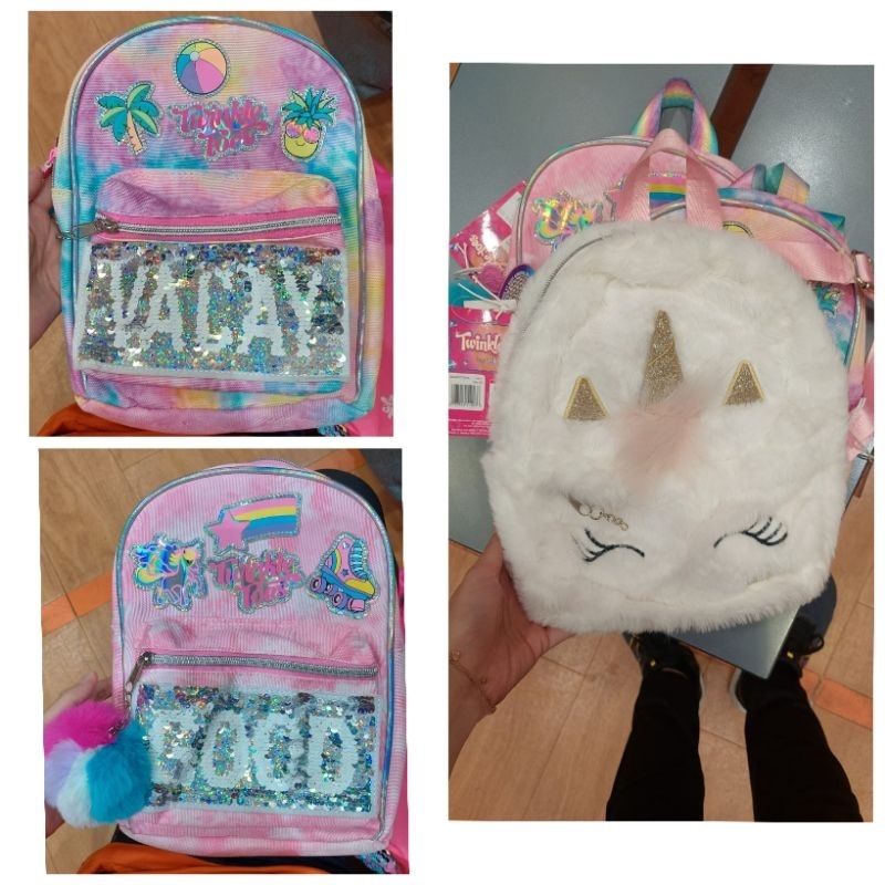 Tas punggung twinkle toas anak perempuan skechers