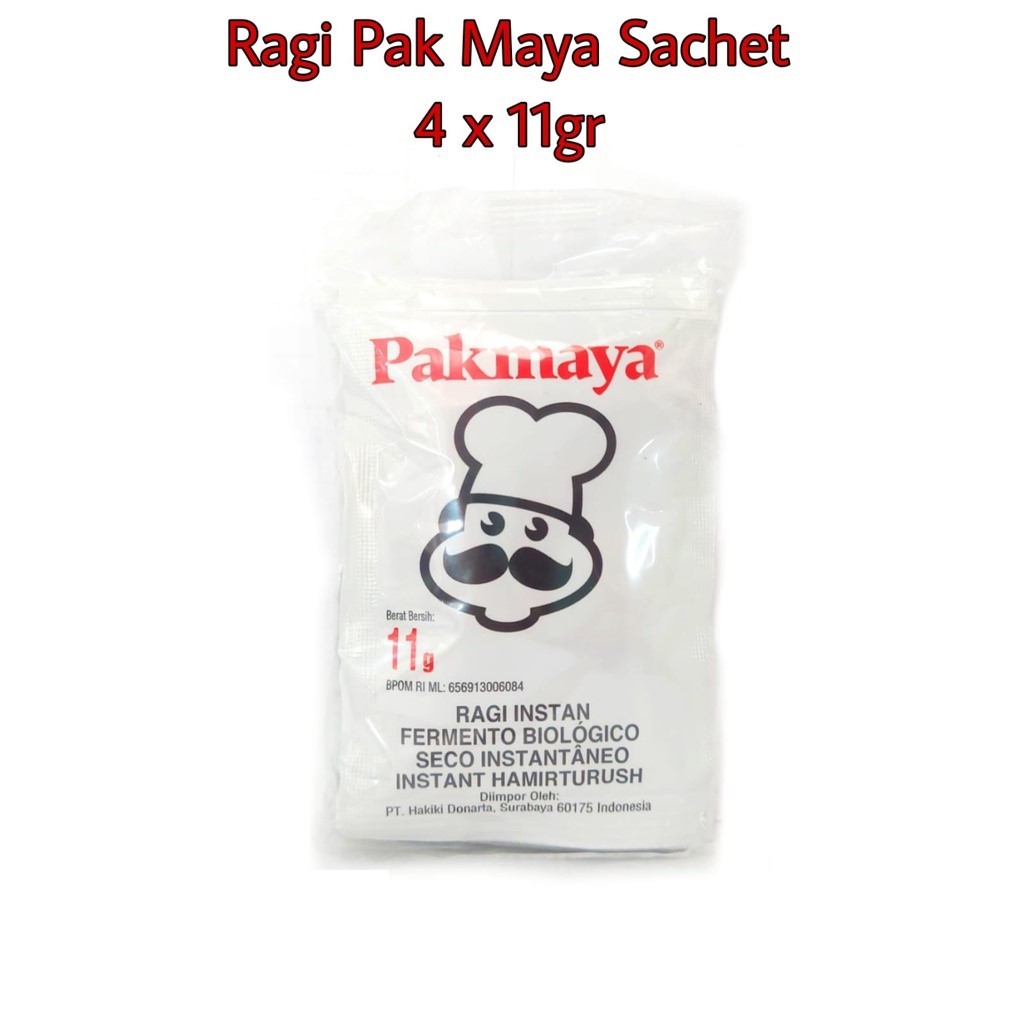 

Pakmaya Ragi Instan Kemasan Sachet / Pengembang Kue 11 gr