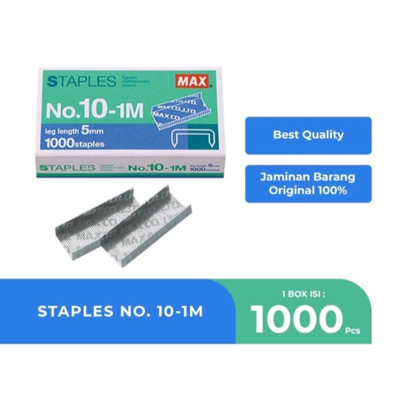 

Isi Staples Max no. 10 - 1M original
