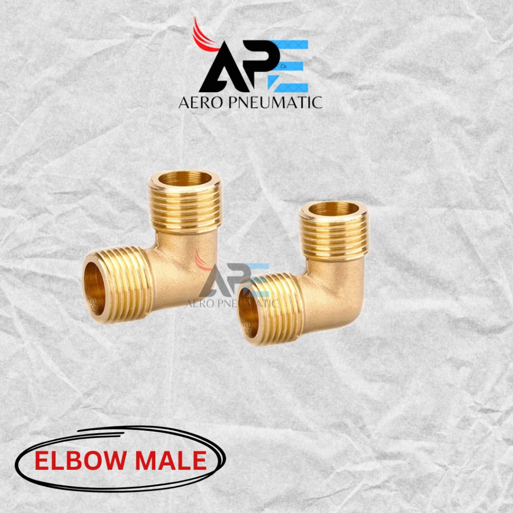 ELBOW KUNINGAN DRAT LUAR(MALE) 1/8 INCH