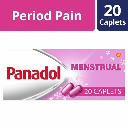 Panadol menstrual, 20pcs// Singapore