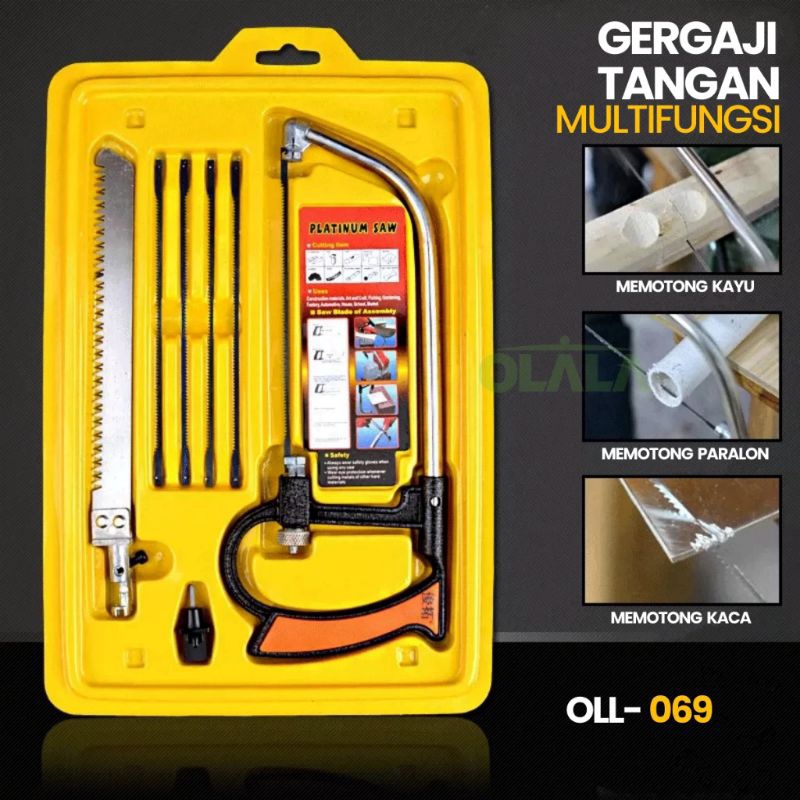 Gergaji serba guna  multi fungsi 8 in 1 / gergaji kayu / gergaji pipa plastik / gergaji besi tipis