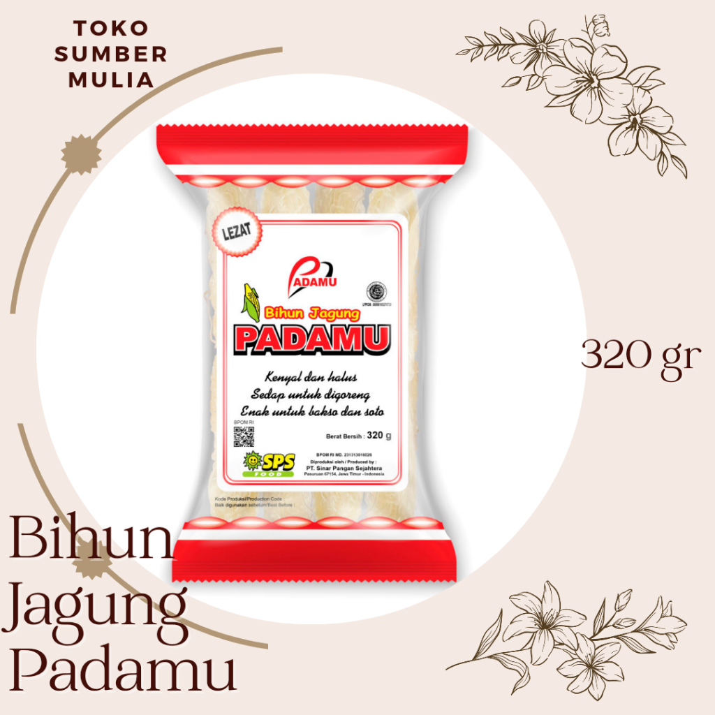 

Bihun Jagung Padamu Merah 320 gram