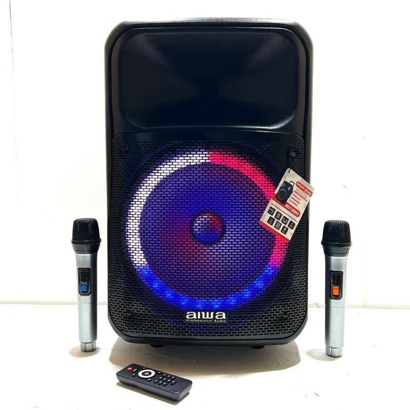 Speaker Portable Wireless Aiwa Elegant 12 Bluetooth 12 inch