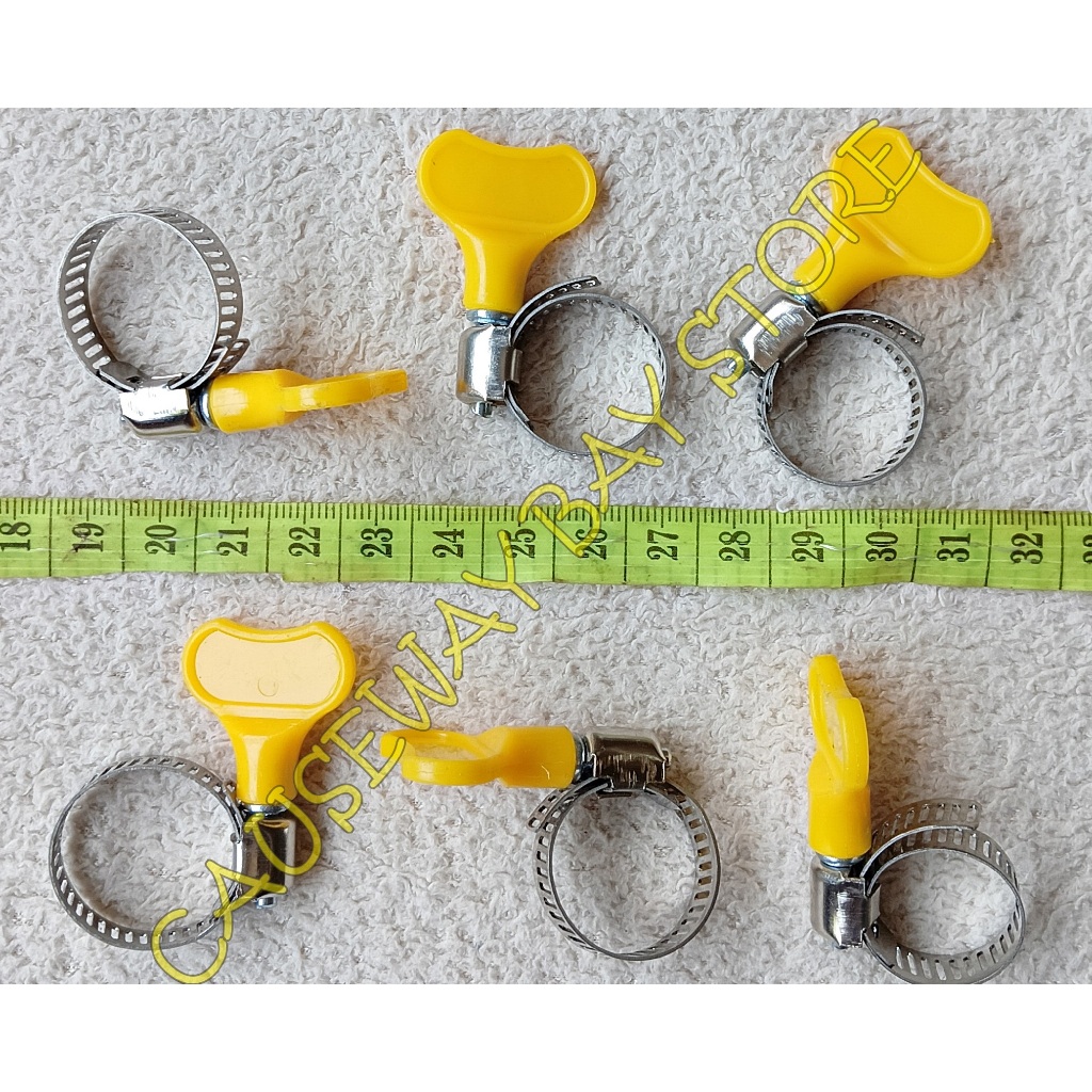 KLEM SELANG HANDLE KUNING