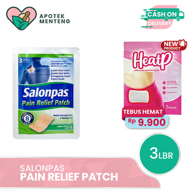 Salonpas Pain Relief Patch 3 Lembar - Koyo Nyeri Otot dan Sendi