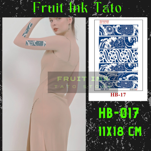 PREMIUM Fruit ink tato temporer lengan semi permanen tahan lama motif arm band batik mini keren simple stiker tato premium tatto temporary waterproof cewe cowo viral