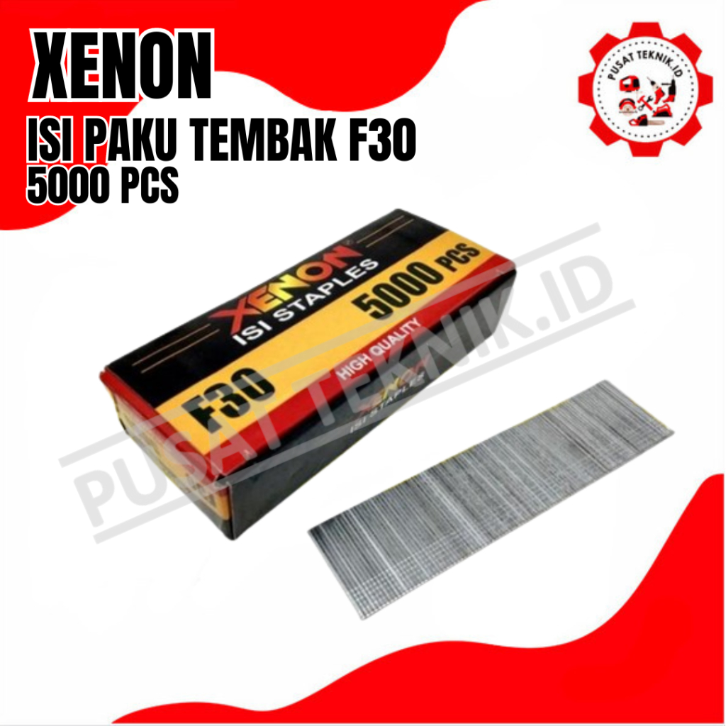 ISI PAKU TEMBAK XENON F30 5000PCS REFILL STAPLES TEMBAK F30 XENON