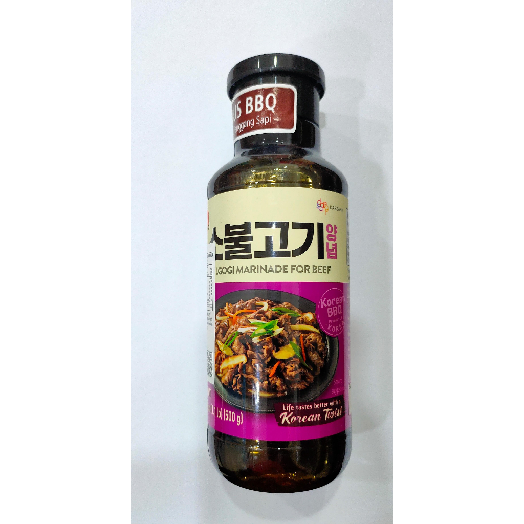 

Chung Jung One Korean Bbq marinade / bumbu perendam marinasi daging + Bubble Wrap