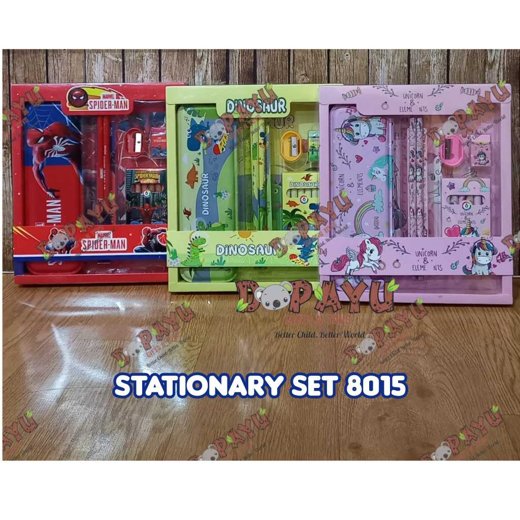 

ALAT TULIS ANAK KARAKTER 7 in 1 Stationary Set 8015