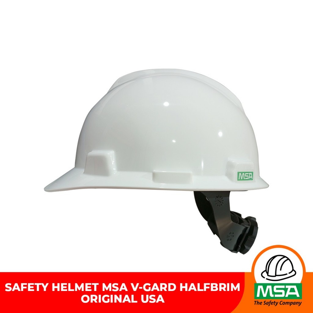 Helm Safety MSA V Gard Ori USA Fastrac Suspension Helm Proyek Safety