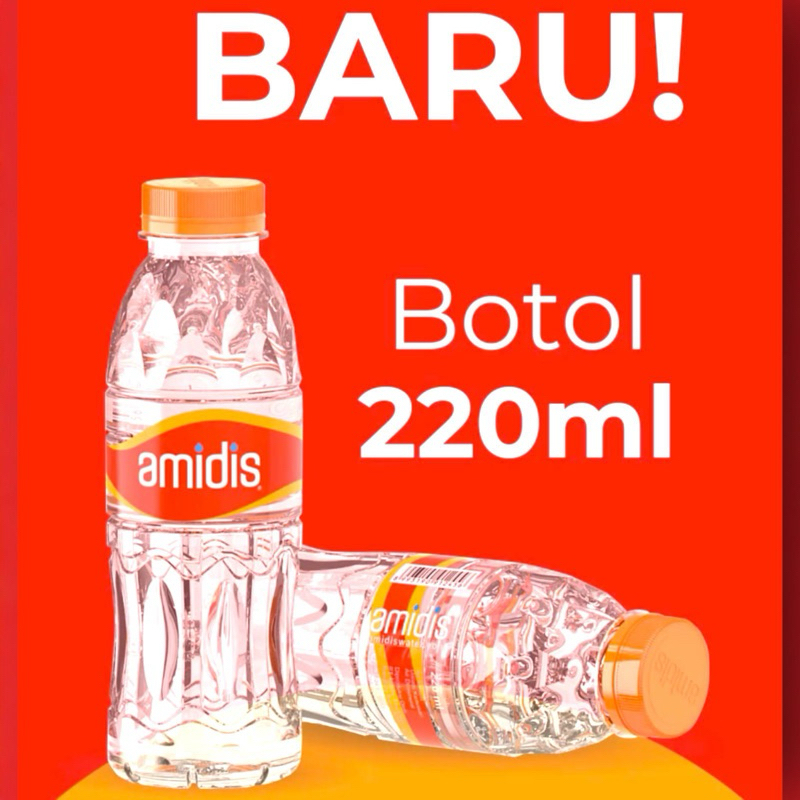 

Ay00! Amidis 220ml Botol Air Desain Menarik Dus