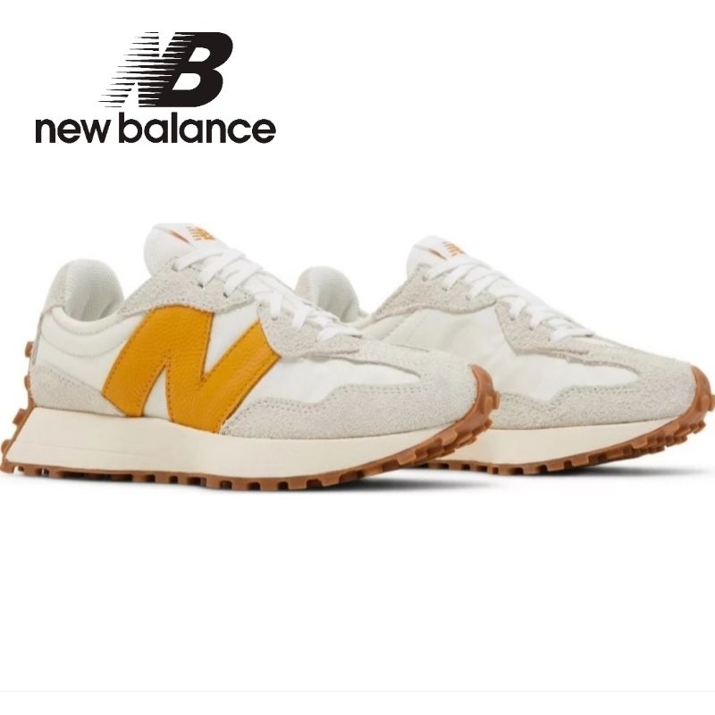 Sneakers NB 327 White Gold 100% Original BNIB