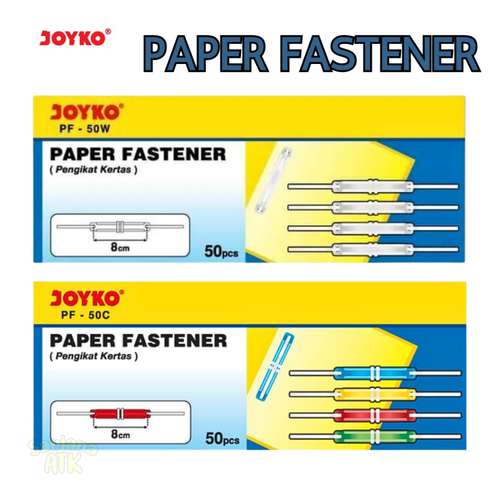 

Paper Fastener / Acco Warna dan Putih ( isi 50 pcs)