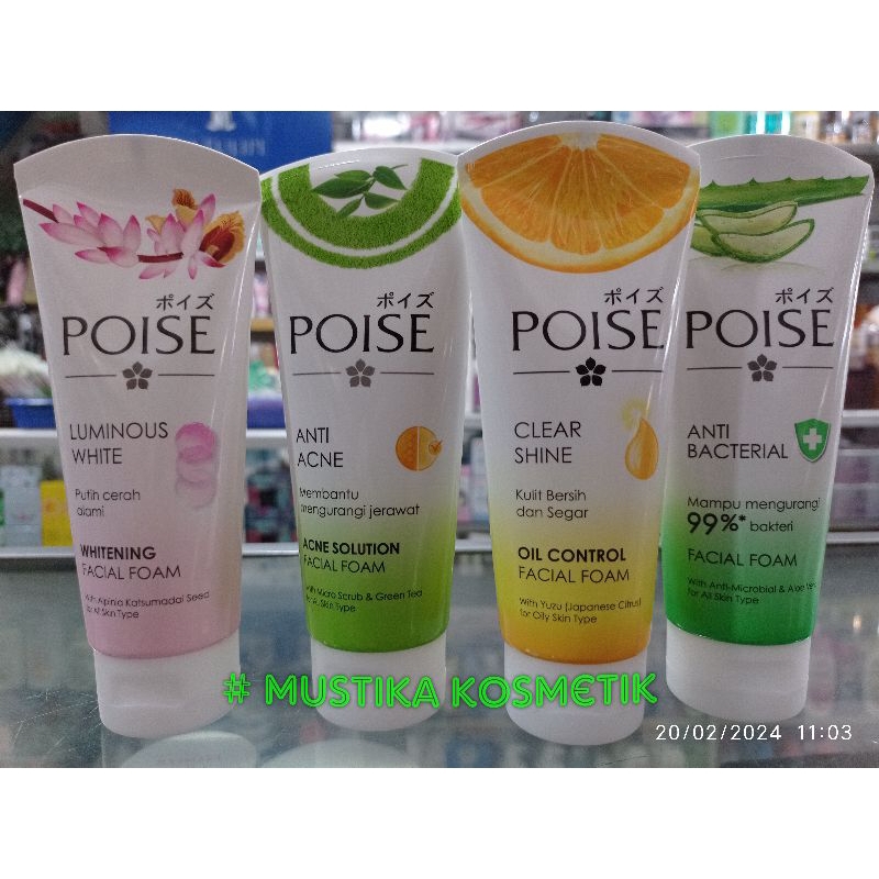 (100 ml) Poise Facial Foam