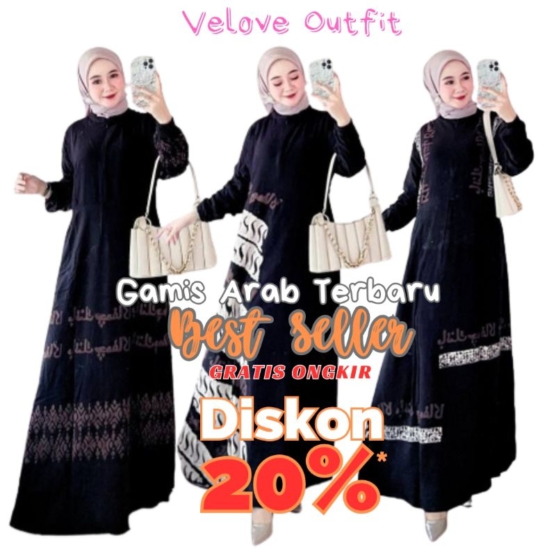 GAMIS TWILL ORI PEKALONGAN MOTIF TERBARU | GAMIS REMAJA | GAMIS TERBARU 2022 | GAMIS TERBARU KEKINIA