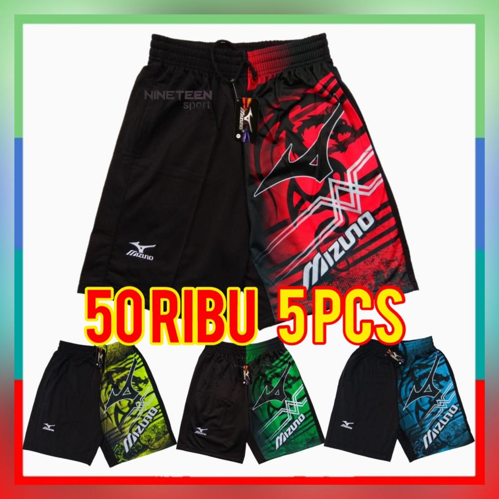 Celana Pendek Olahraga Pria Celana volly Mizuno Futsal Sport Football Running